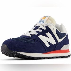 Boys New Balance Kids' 574 V1 Lace-Up Sneakers size 12